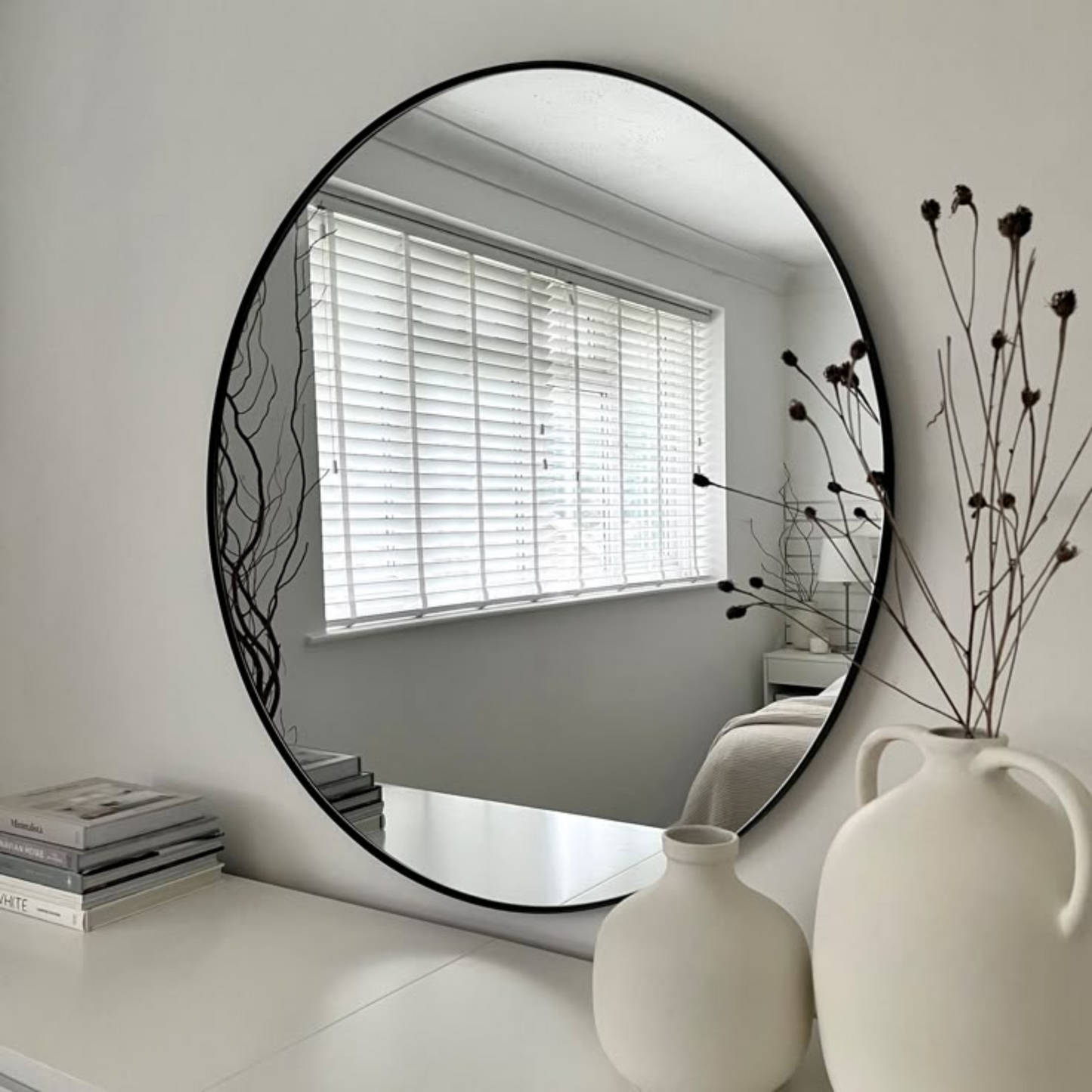 Contemporary Circle Wall Mirror