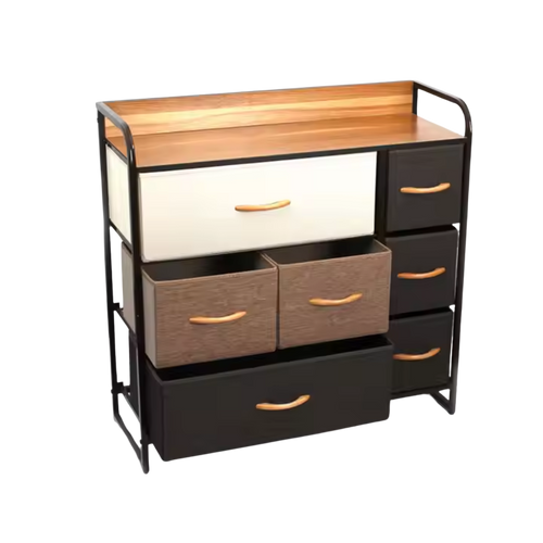 Drawer Chest Tower Unit – Fabric Storage for Bedroom